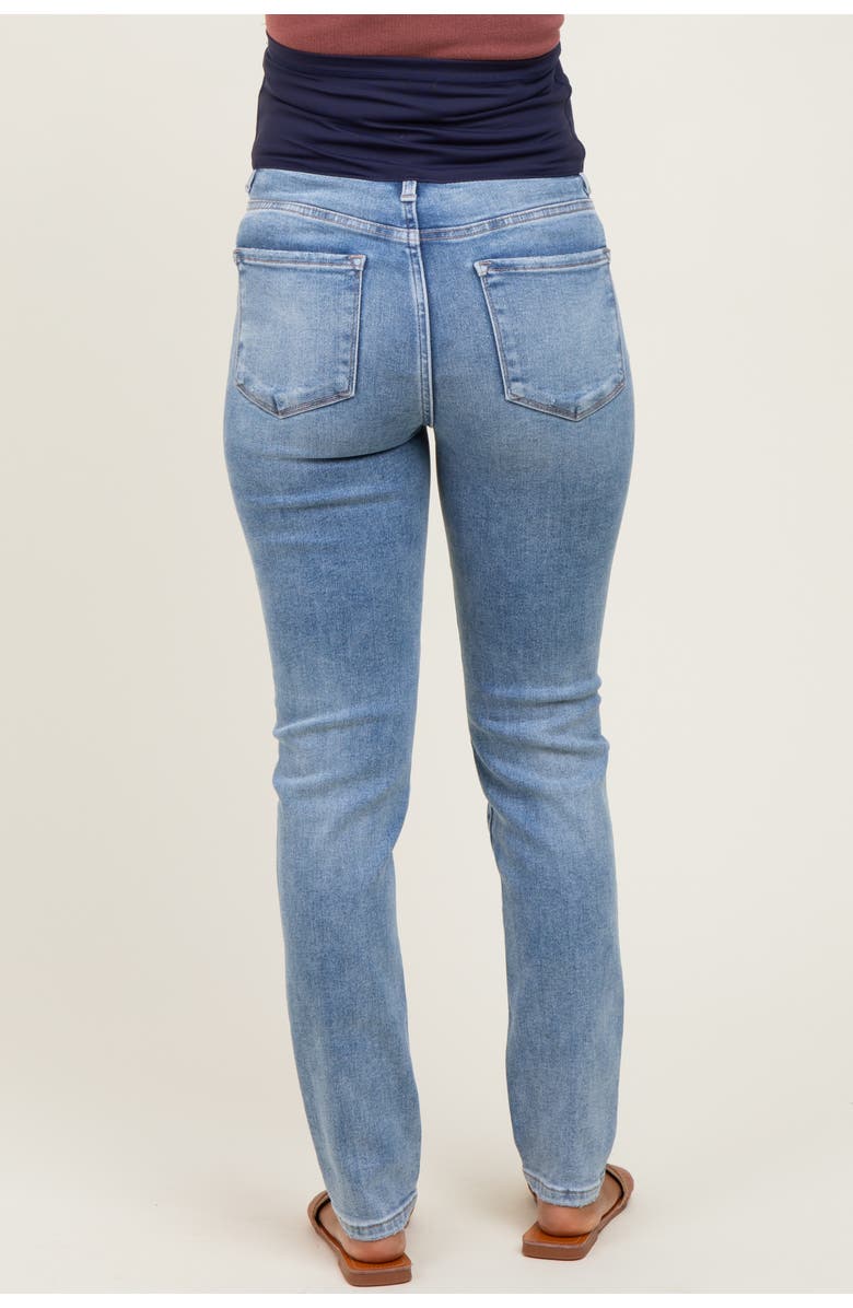 PinkBlush Vintage Wash Skinny Jeans, Alternate, color, Light Blue