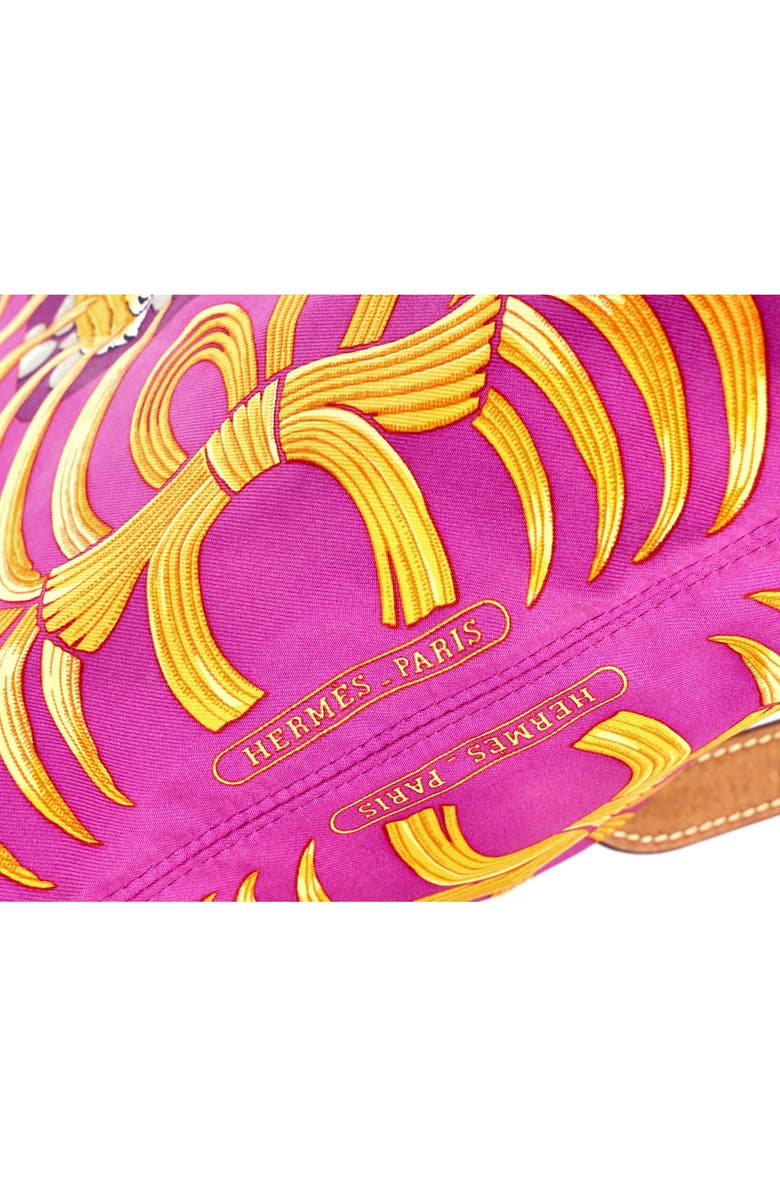 Pre-Owned Hermes Silky City Bag Printed Silk and Leather PM, Alternate, color, Multicolor