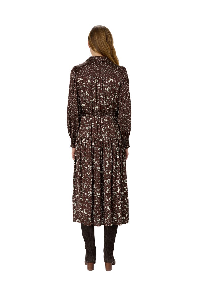 Lolita Long Sleeve Shirt Dress, Alternate, color, Brown