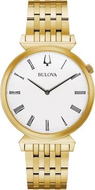 BULOVA Quartz Stainless Steel Bracelet Watch, 38mm