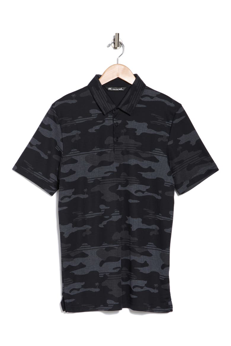 Beachside Stealth Pima Cotton Blend Polo, Alternate, color, BLACK