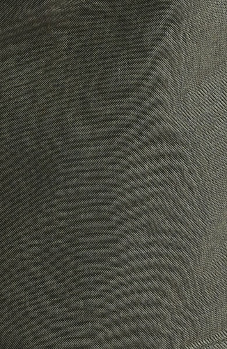 AG Cipher Slim Fit Linen & Cotton Chino Shorts, Alternate, color, Heathered Seaside Sage