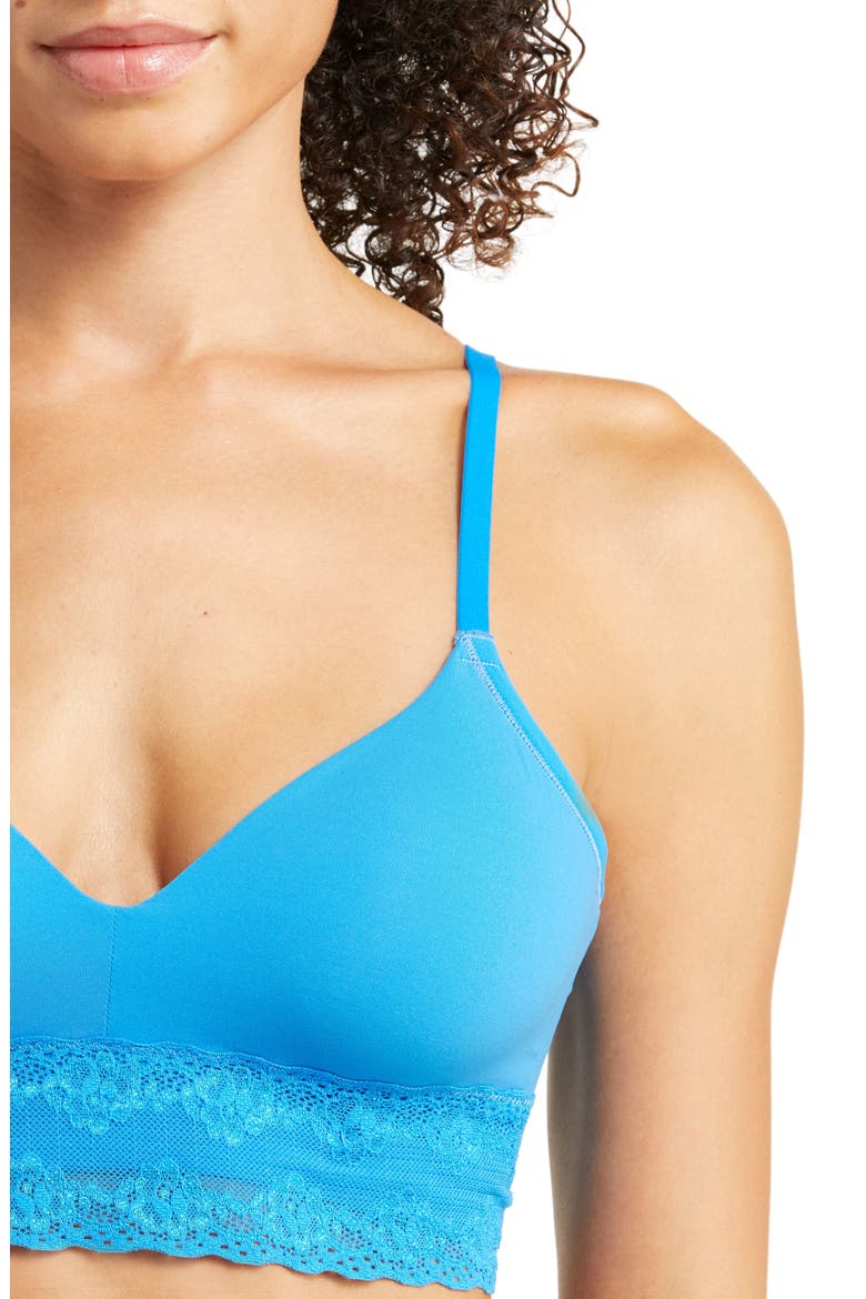 Bliss Perfection Contour Soft Cup Bralette, Alternate, color, BLUE LAPIS