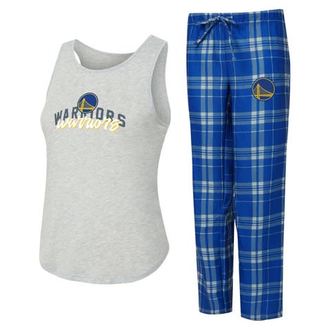 Women's Concepts Sport Royal/Heather Gray Golden State Warriors Regulate Tank & Pant Set