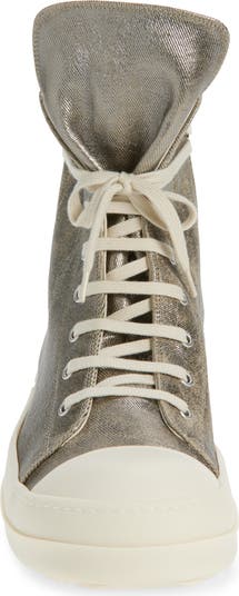 Darkshadow Foiled Denim High Top Sneaker