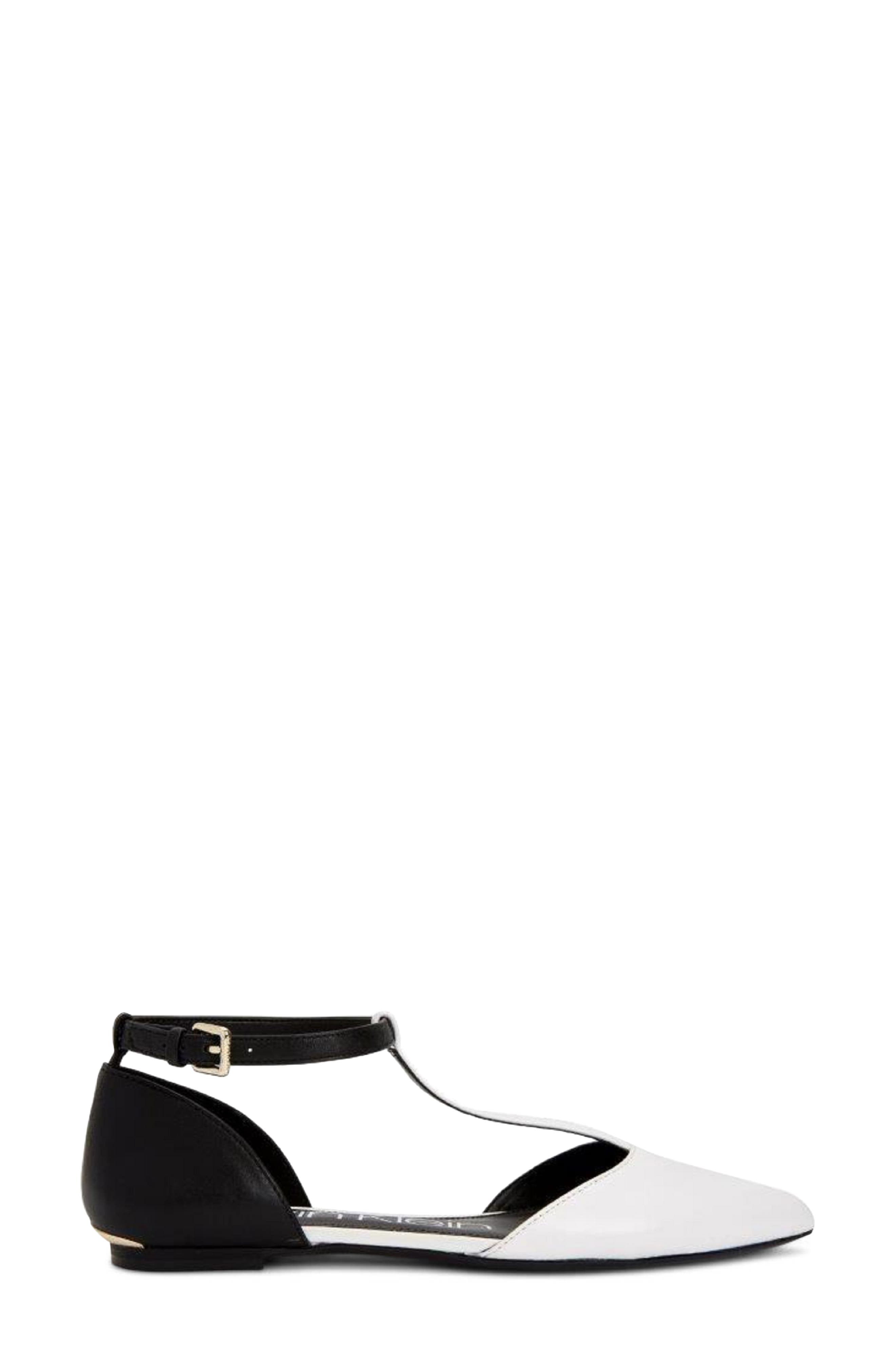 Calvin Klein 'Ghita' T-Strap Flat, Alternate, color, 