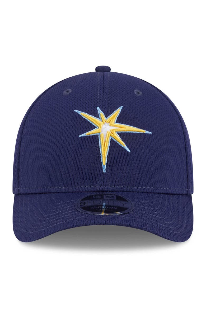 New Era Men's New Era Navy Tampa Bay Rays 2025 MLB Clubhouse 9FORTY M-Crown Adjustable Hat, Alternate, color, 