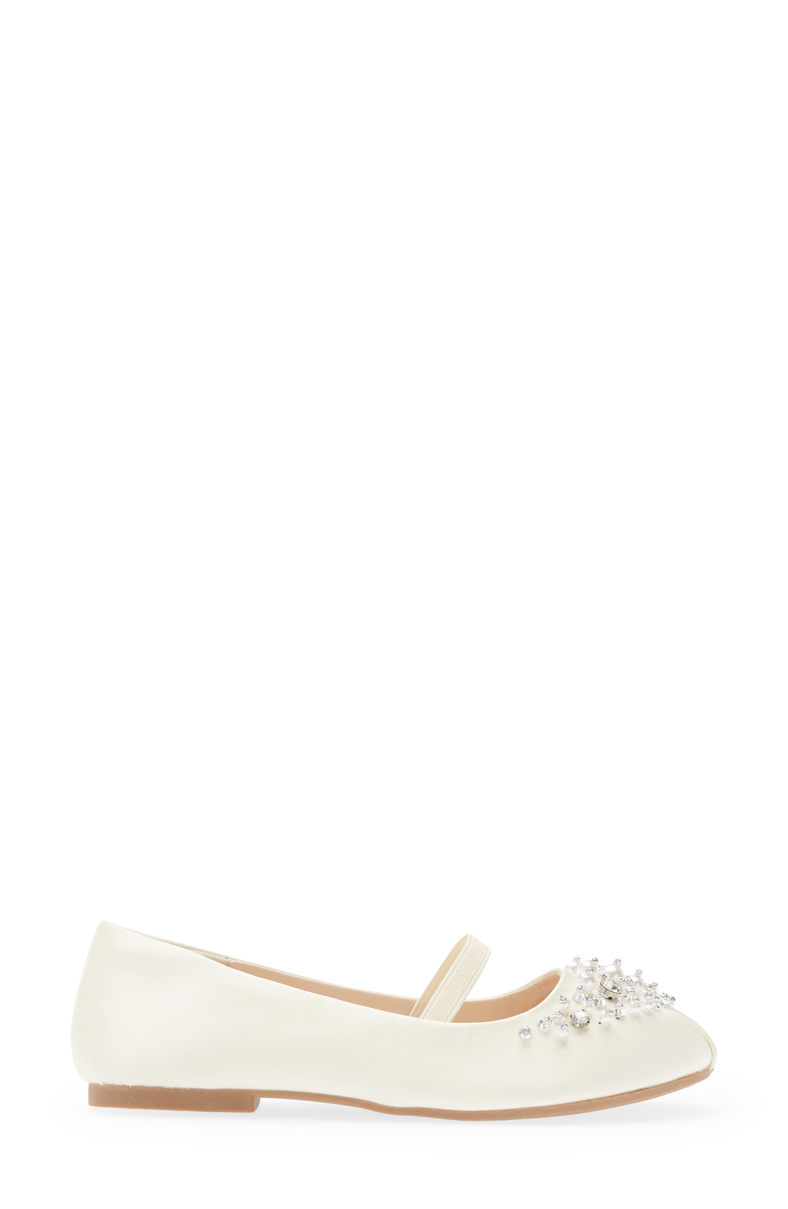 DREAM PAIRS Kids' Glitter Mary Jane, Alternate, color, Ivory