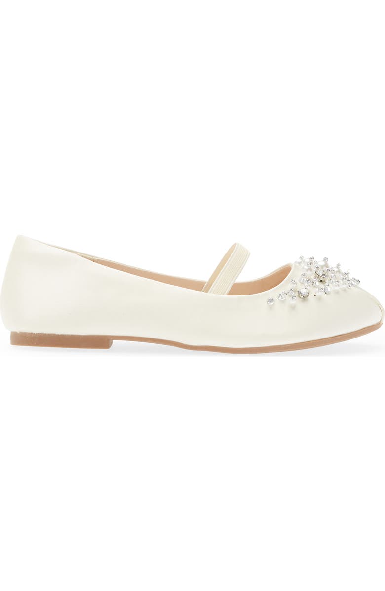 DREAM PAIRS Kids' Glitter Mary Jane, Alternate, color, Ivory