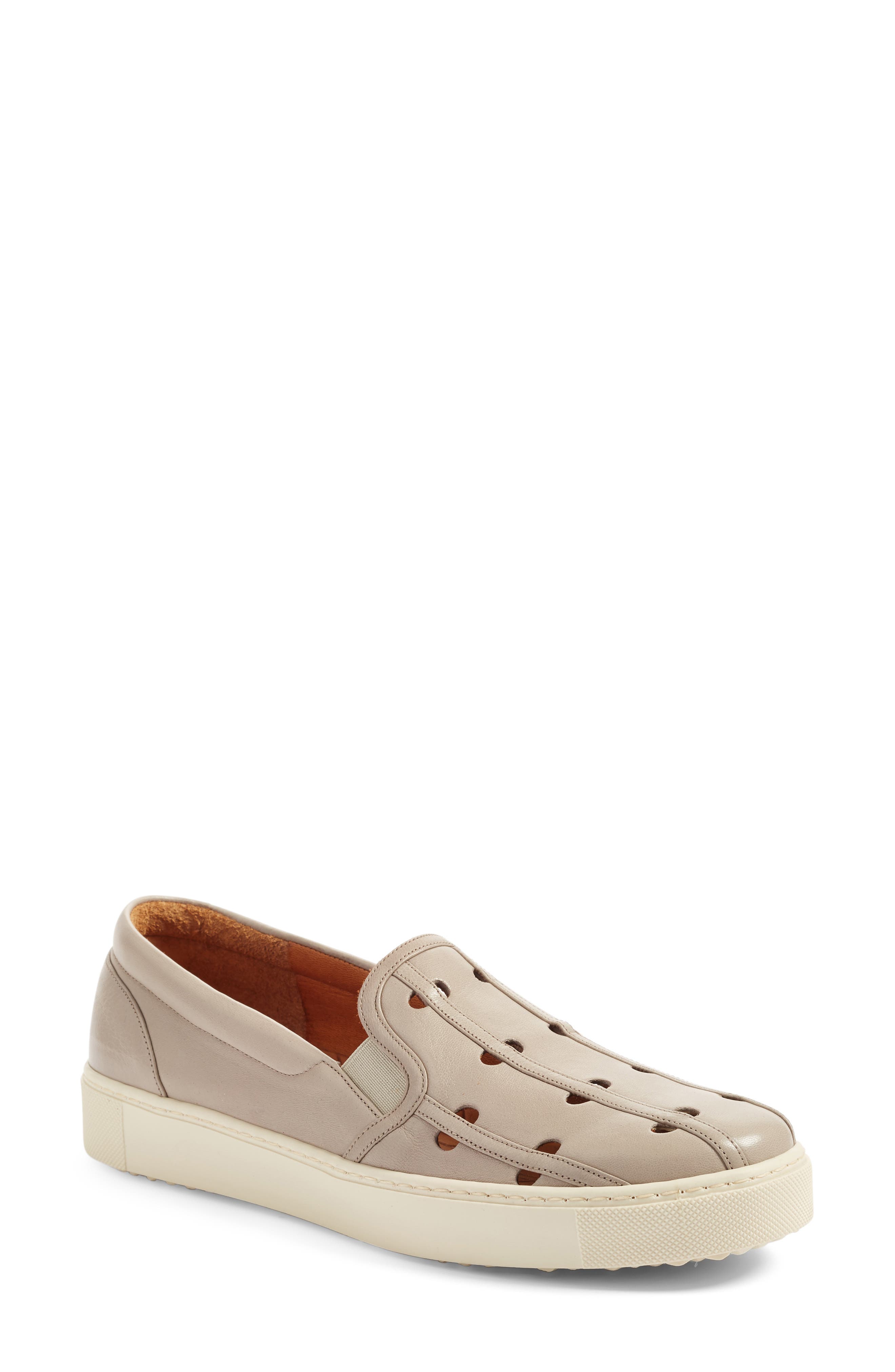 Zanca Slip-On Sneaker, Main, color, STONE