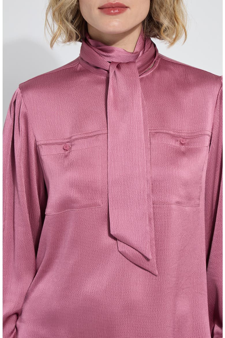 Daiane Utility Scarf Top, Alternate, color, GLAM MAUVE