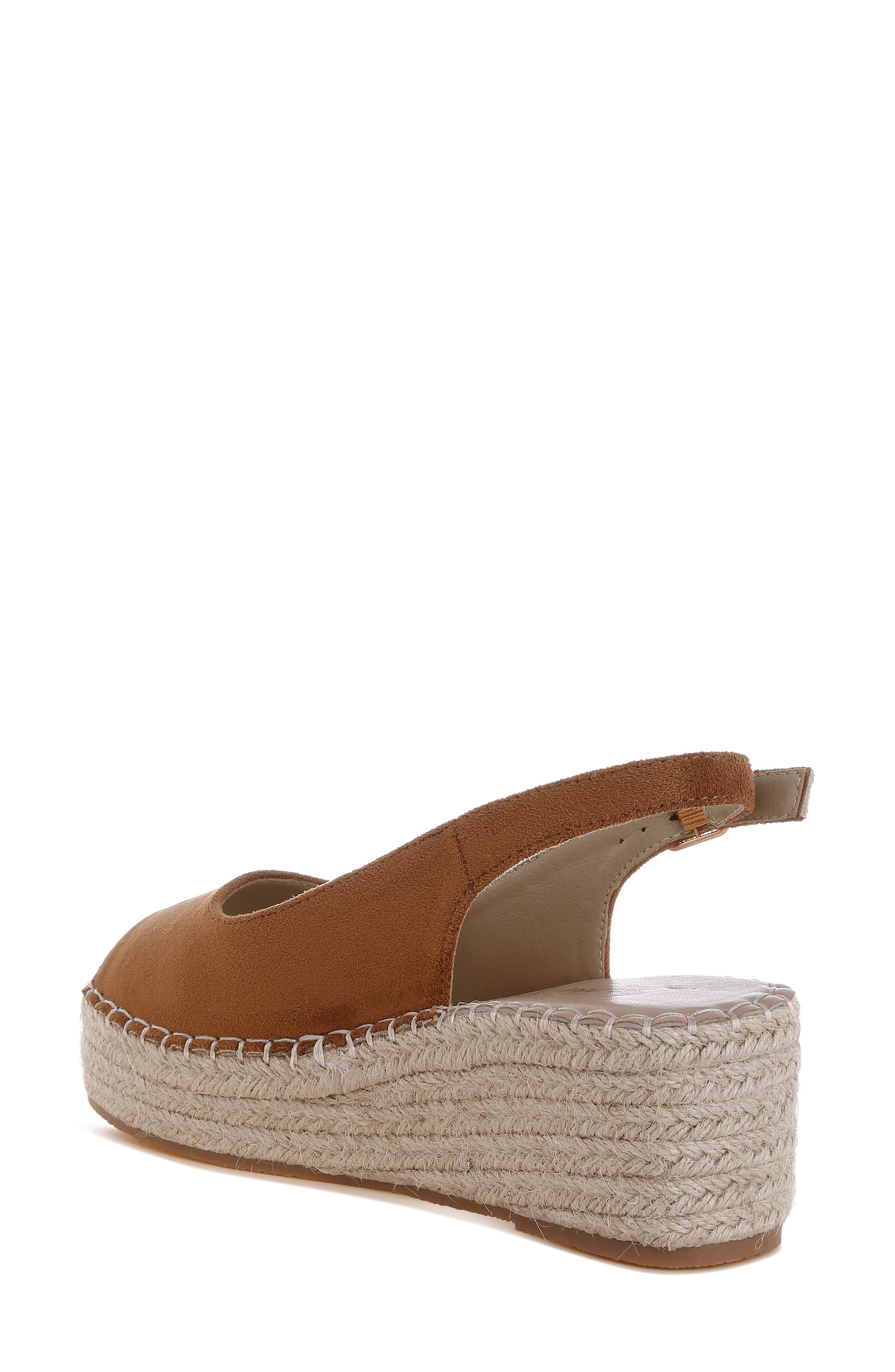 Georna Platform Wedge Espadrille Sandal, Alternate, color, TAN
