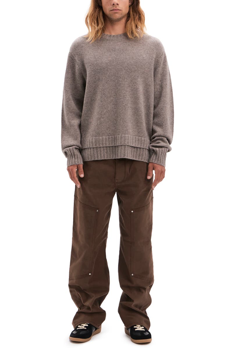 VAYDER Wide Leg Stretch Cotton Utility Pants, Alternate, color,