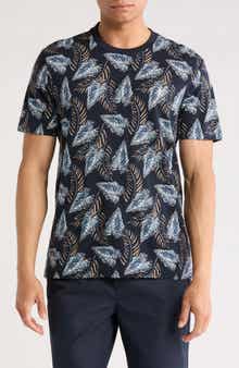Original Penguin Leaves Cotton Jersey T-Shirt
