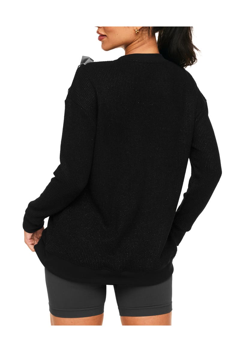 Janine Sweatshirt, Alternate, color, Black