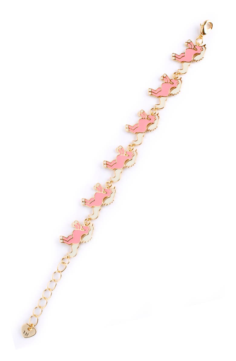 Lily Nily Unicorn Bracelet, Alternate, color, Gold