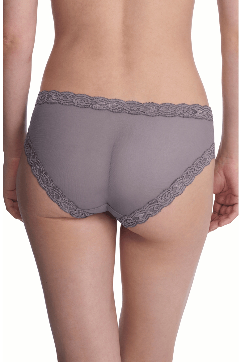 Feathers Lace Hipster, Alternate, color, Nickel