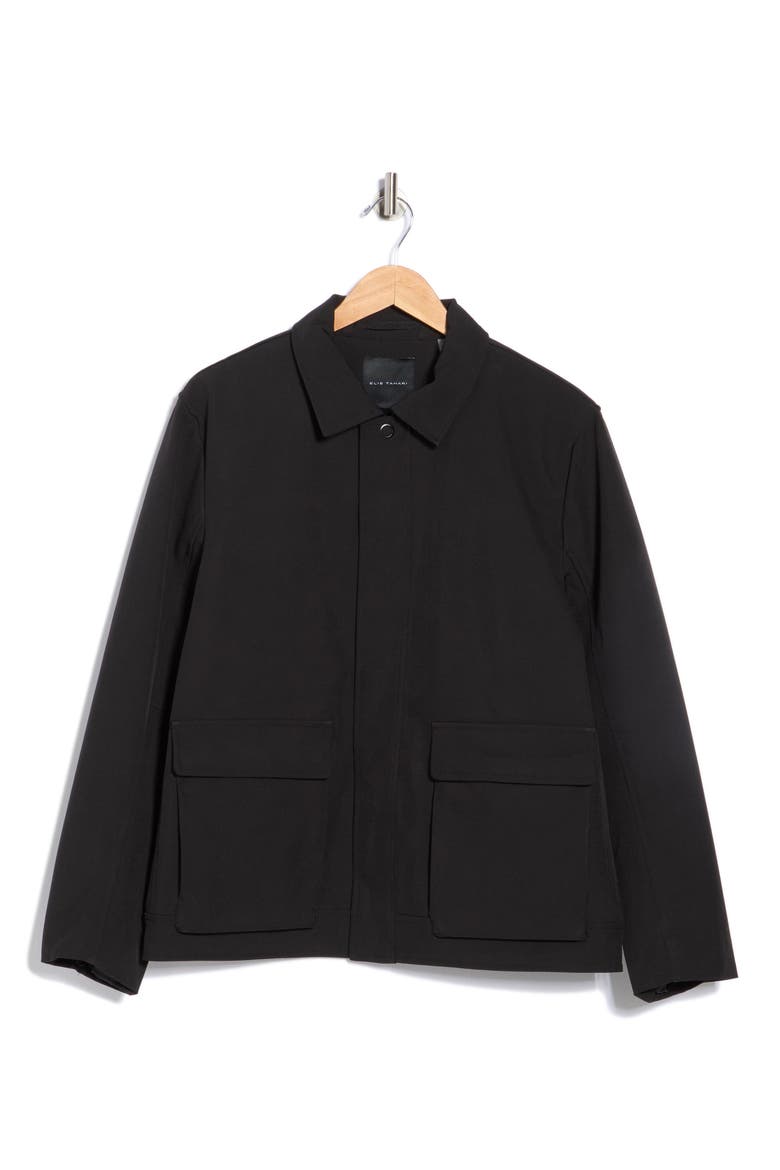 Cargo Pocket Coach Jacket, Alternate, color, BLACK
