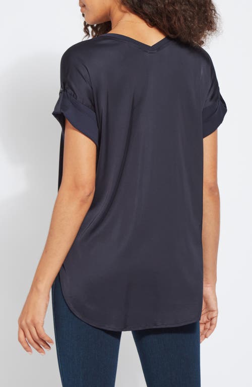 Lyssé Lysse Santorini V-neck Top In Blue