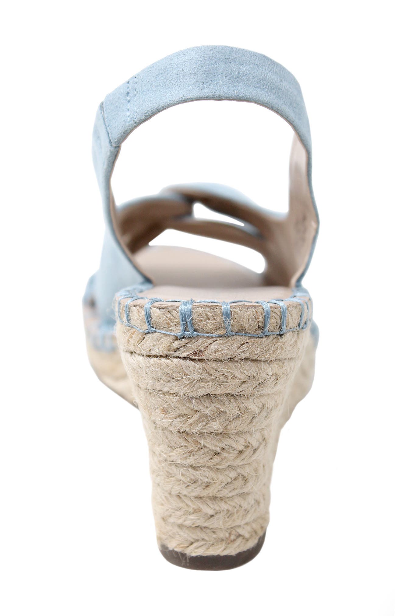 Notable Espadrille Wedge Slingback Sandal, Alternate, color, PURE BLUE