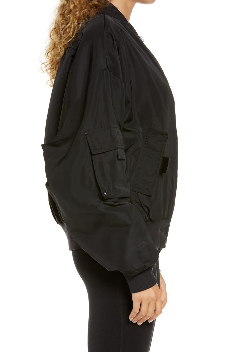 Alo It Girl Bomber Jacket, Alternate, color, 