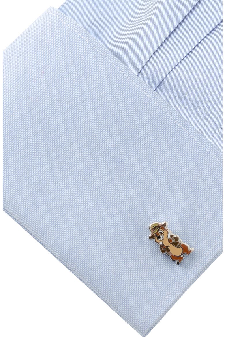 Chip & Dale Cuff Links, Alternate, color, SILVER MULTI