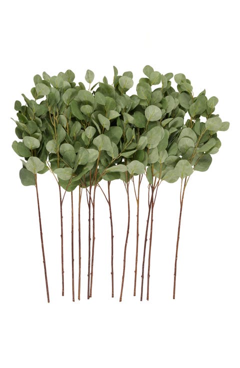 12-Pack Eucalyptus Artificial Stems