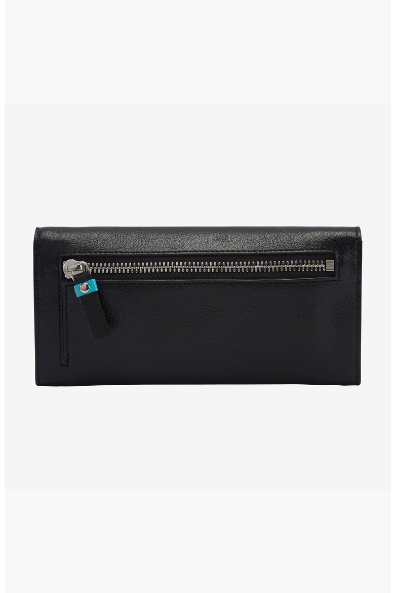 Siam Accordion Wallet, Alternate, color, Black / French Blue