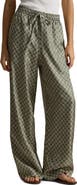 Polo Ralph Lauren Print Wide Leg Silk Pants
