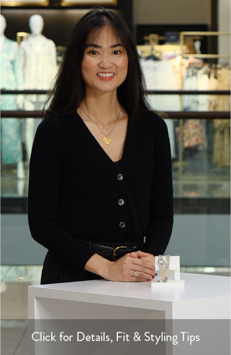 The Mini Eleanor Double Bracelet Watch, 17mm x 25mm, sales video thumbnail