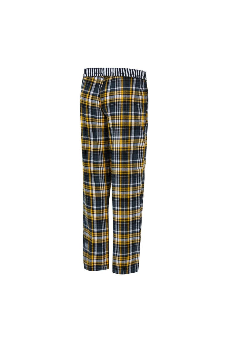 Women's Concepts Sport  Black Pittsburgh Steelers Laney Plaid Tri-Blend Pants, Alternate, color, Black