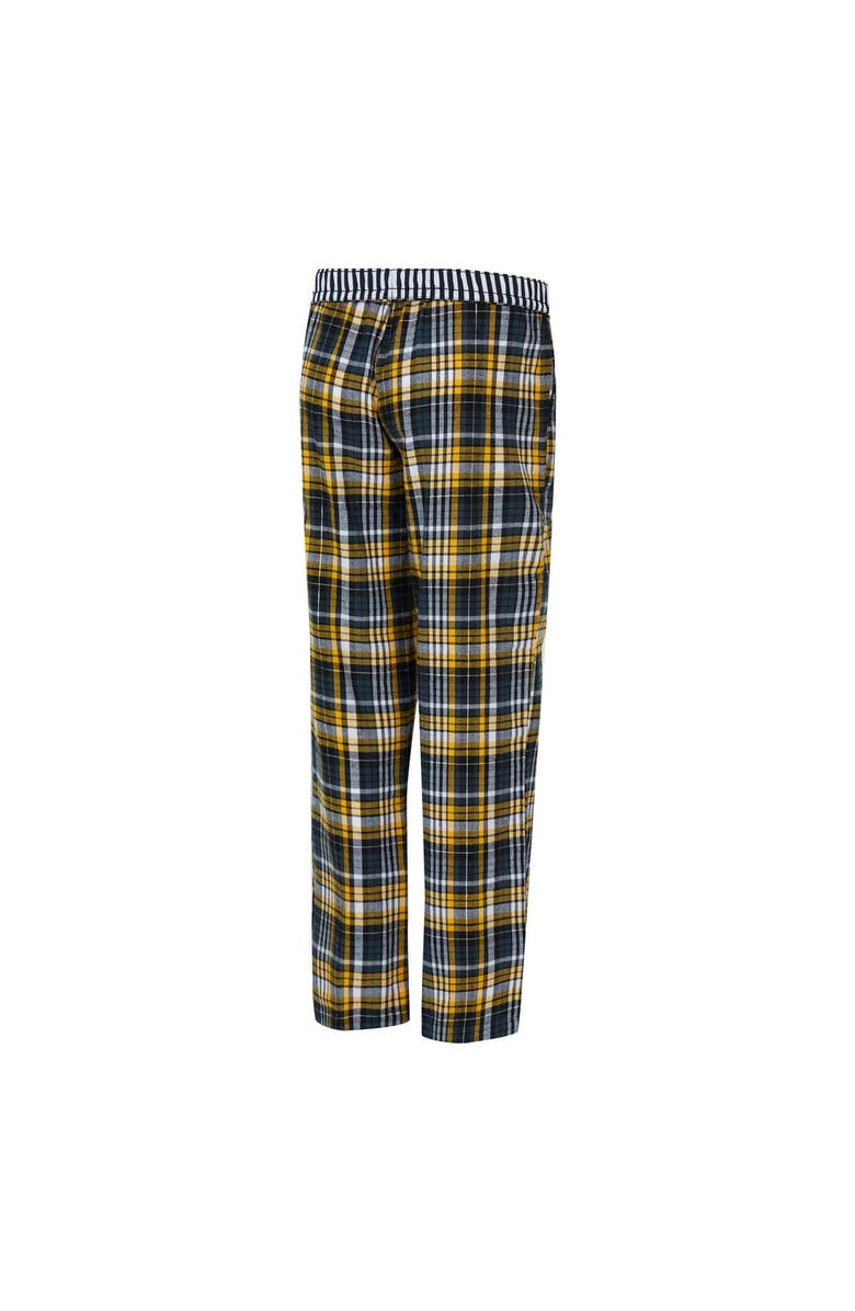 CONCEPTS SPORT Women's Concepts Sport  Black Pittsburgh Steelers Laney Plaid Tri-Blend Pants, Alternate, color, Black