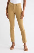 AG Mari High Waist Slim Ankle Straight Leg Corduroy Pants