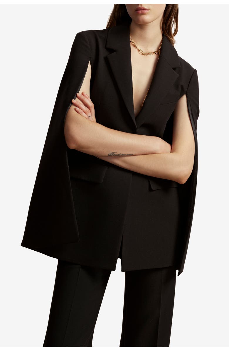 Marina Moscone Basque Jape, Alternate, color, Black