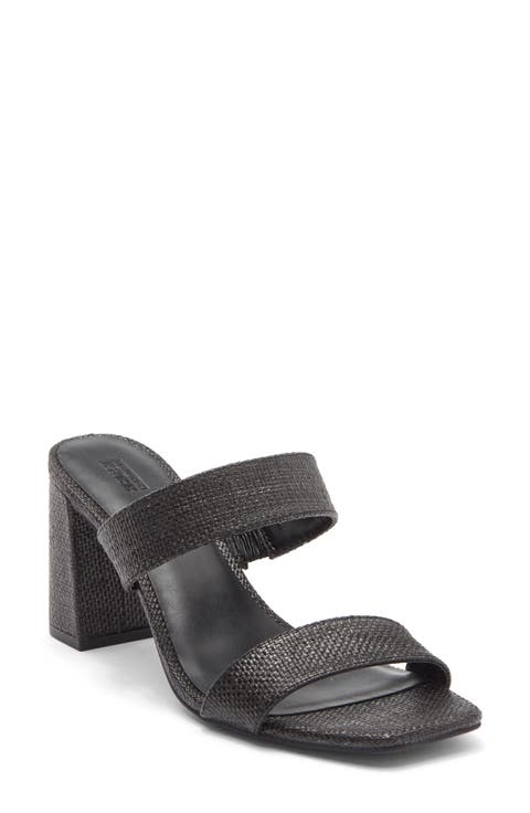 Colette Block Heel Slide Sandal (Women)