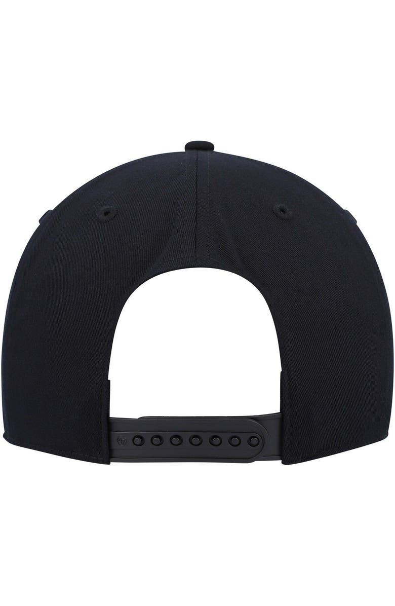 '47 Men's '47 Black Brooklyn Nets Hitch Snapback Hat, Alternate, color, 