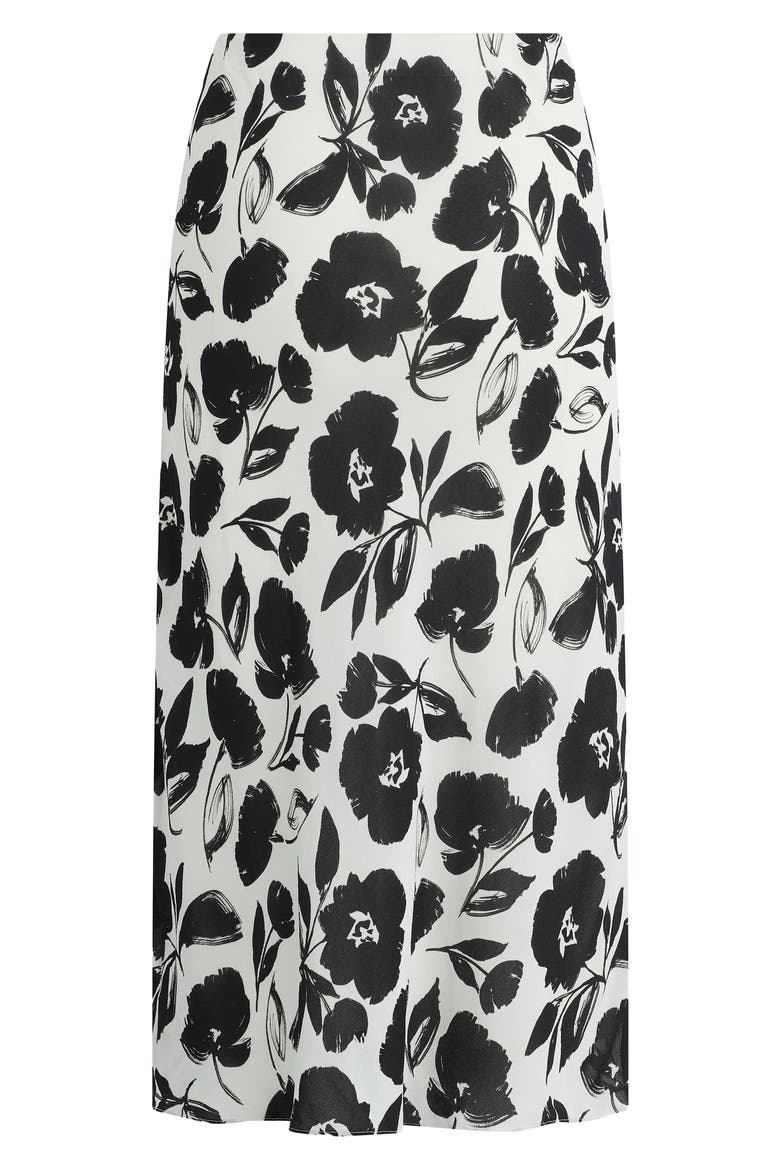 The Jojo Floral Midi Skirt, Alternate, color, BRUSHED NEUTRAL FLORAL