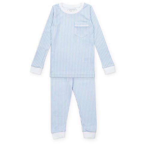 Lila & Hayes Boys Walker Shorts Set - Blue Easter Time main image 1