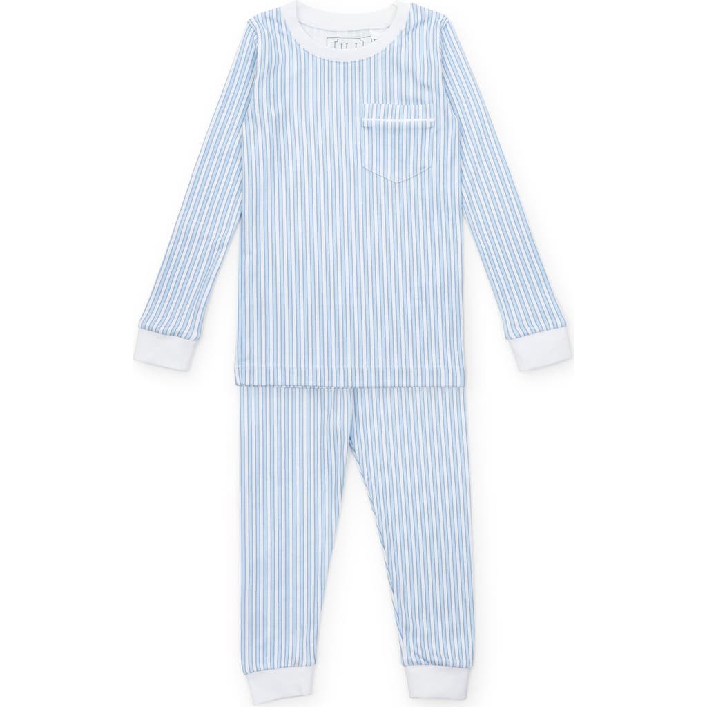 Lila And Hayes Bradford Boys' Pajama Pant Set In Blue