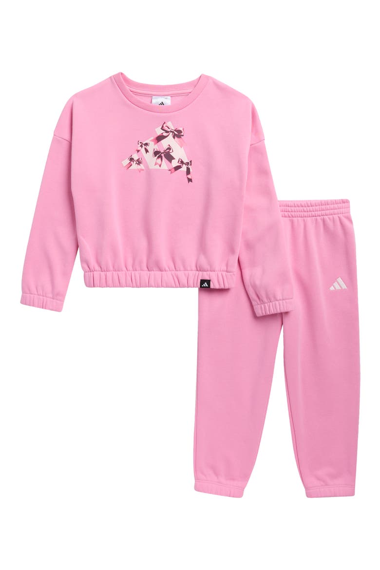 Kids' Crewneck Sweatshirt & Joggers Set, Main, color, TROPIC BLOOM
