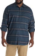 O'Neill Big & Tall Caruso Striped Cord Shirt