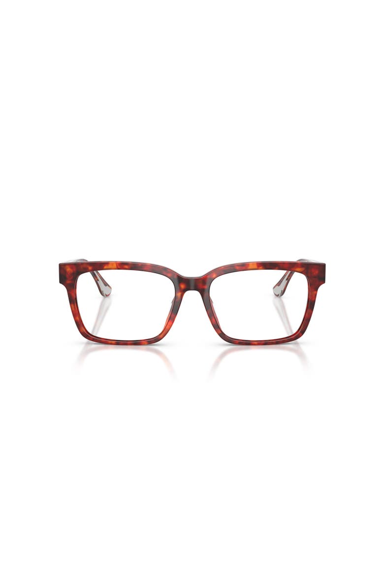 55mm Rectangle optical glasses, Alternate, color, Tortoise