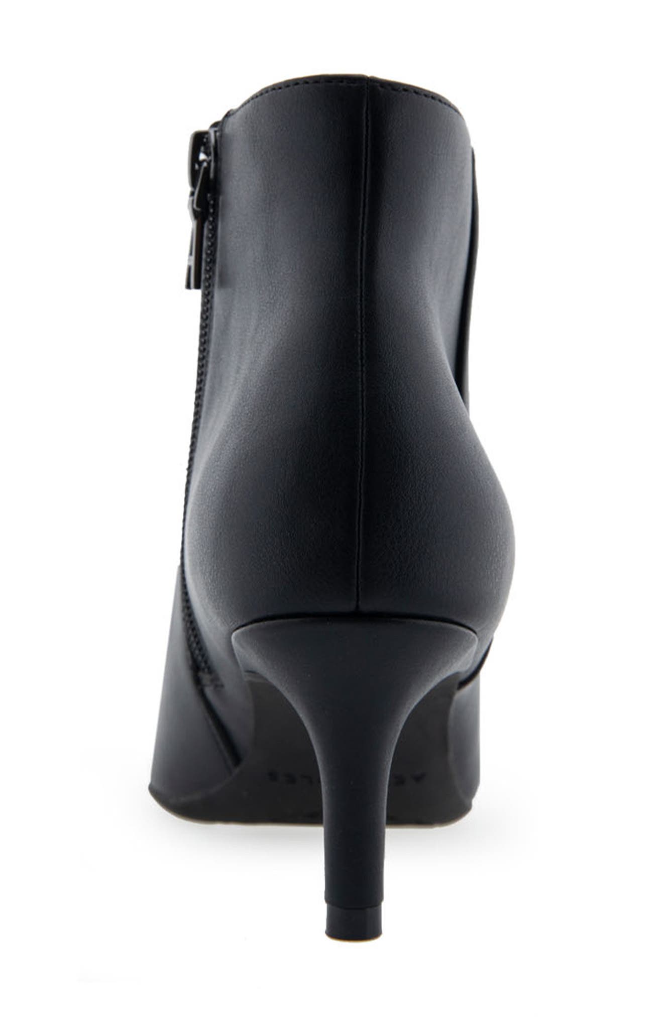 Aerosoles Edith Faux Leather Bootie, Alternate, color, Black
