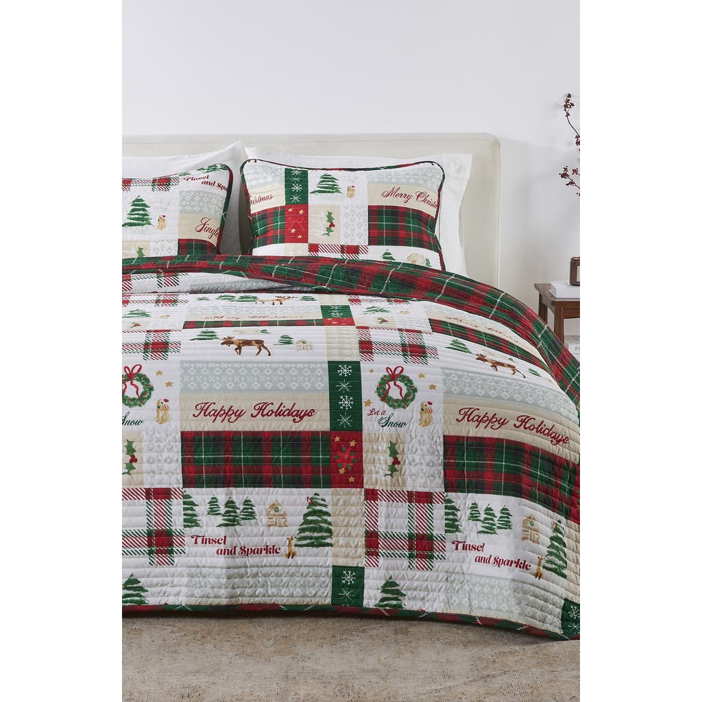 Woven & Weft Holiday 3-piece Quilt Set In Multi