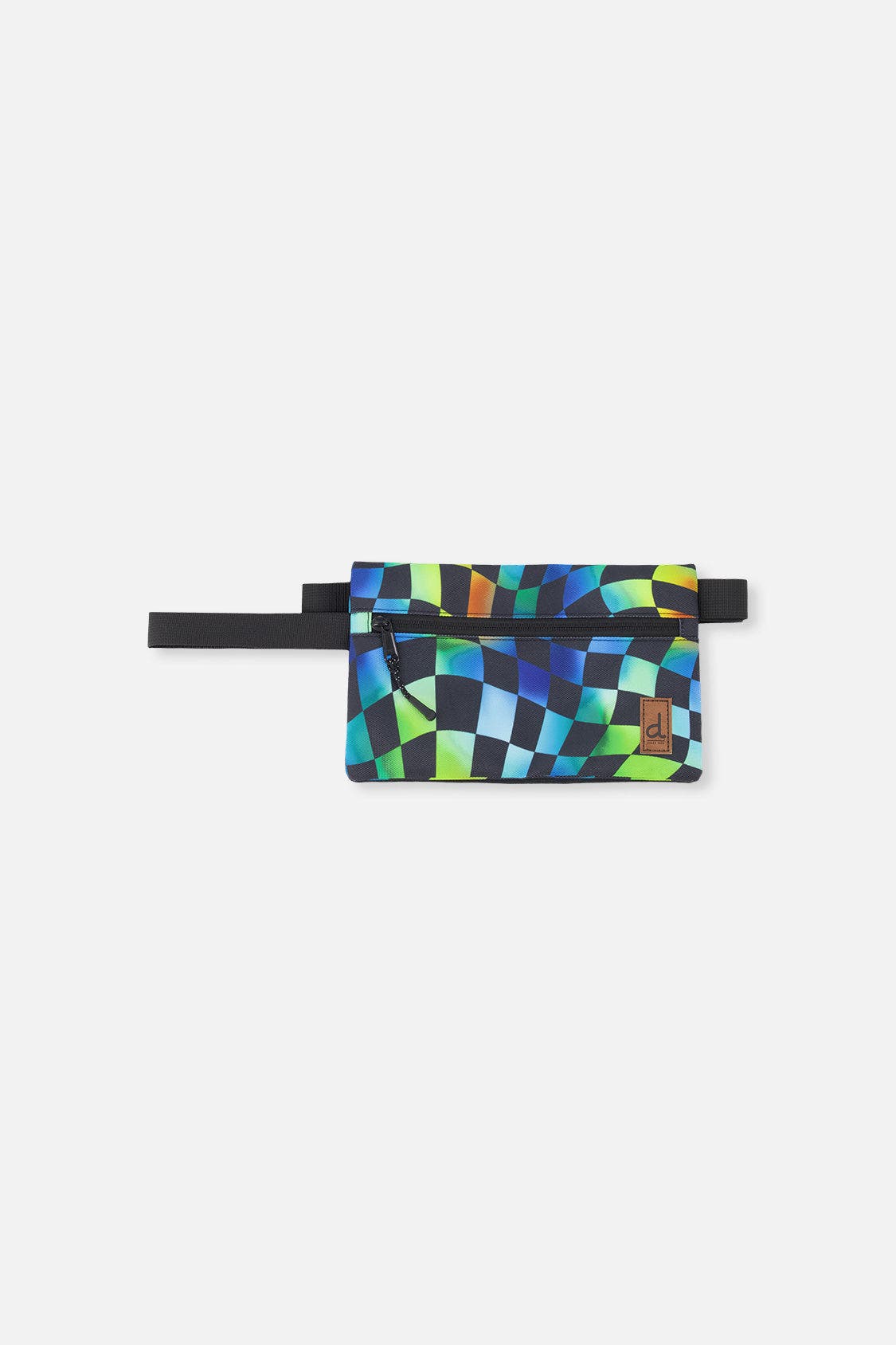 Checkered Functional Compact Organized Pencil Case, Main, color, Blue Checkered Print