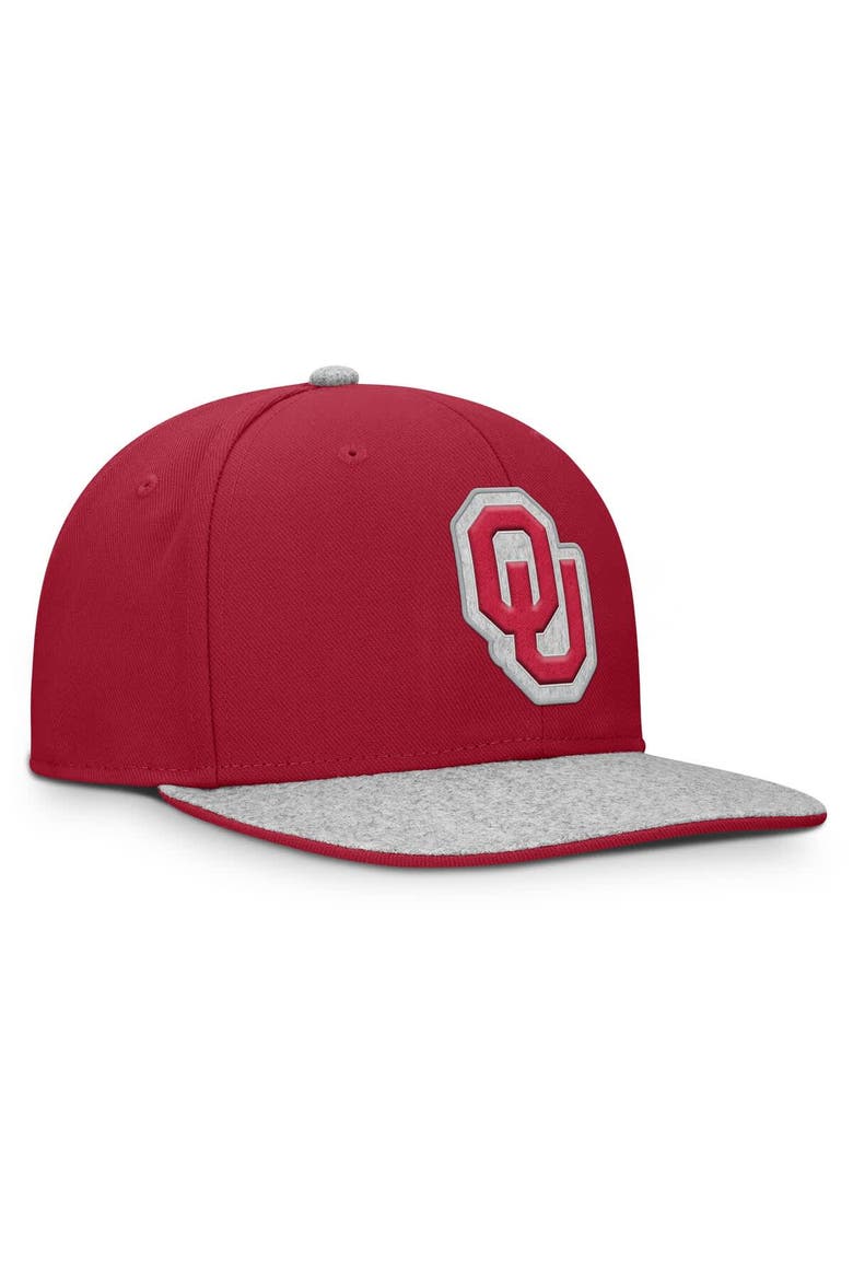 Men's Fanatics Crimson Oklahoma Sooners Loden Snapback Hat, Alternate, color, Crimson