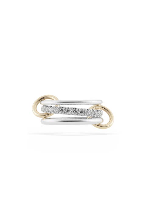 Petunia Diamond Link Ring
