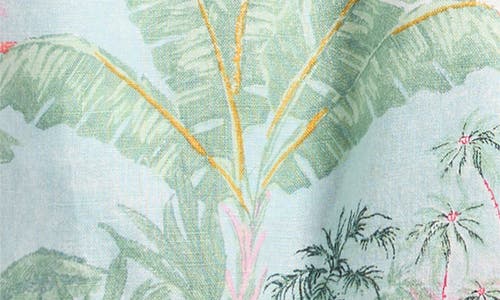 Tommy Bahama Garden Villa Linen Drawstring Shorts In Canal Blue