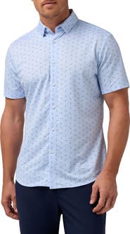 Mizzen+Main Halyard Trim Fit Floral Button-Up Shirt
