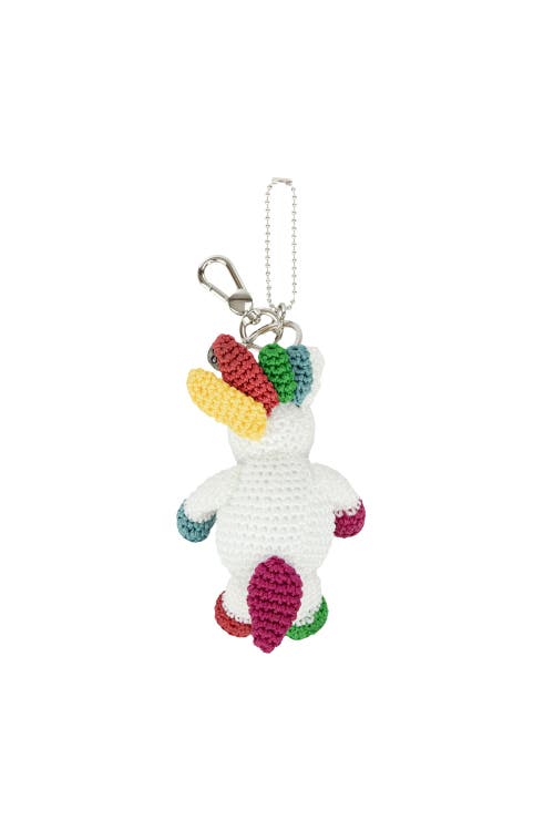 The Sak Yarnicharmz Hand Crochet Dangle In White